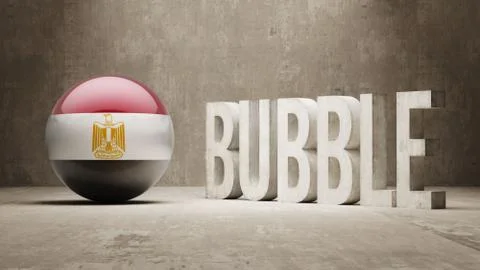 Egypt. Bubble  Concept. Stock Illustration