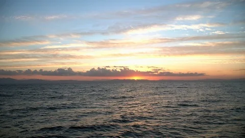 Egypt dawn on the Red sea Stock Footage 100455889