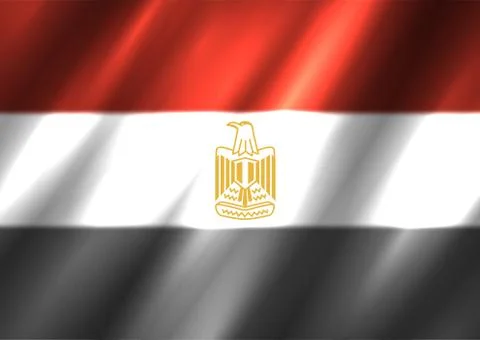Egypt flag background Stock Illustration