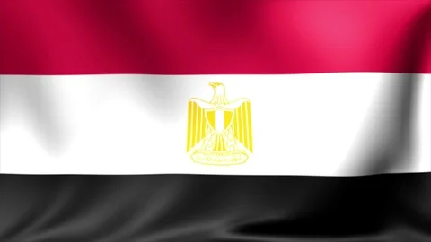 Egypt Flag. Background Seamless Looping Animation. 4K High Definition Video Stock Footage 71840636