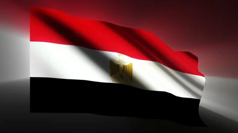 Egypt Flag Stock Footage 887469