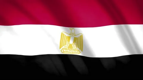 Egypt Flag Stock Footage 188254410