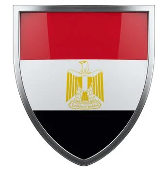 Egypt flag Stock Illustration