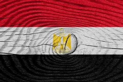 Egypt flag Stock Illustration