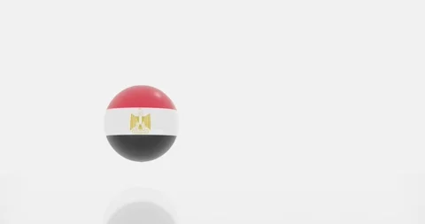 Egypt flag symbol Video stock 188792239