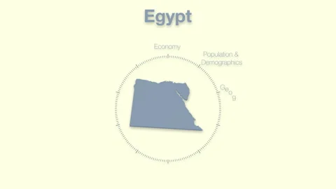 Egypt Guinea MAP revealingmotion graphics data elements Stock Footage 339857818