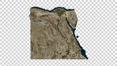 Egypt Map Stock Illustration