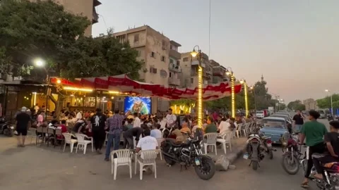 Egypt reaches World Cup knockout stage after Iran draw 1-1, EGIPTO, EG - 27 Jun  Stock Footage 337762310