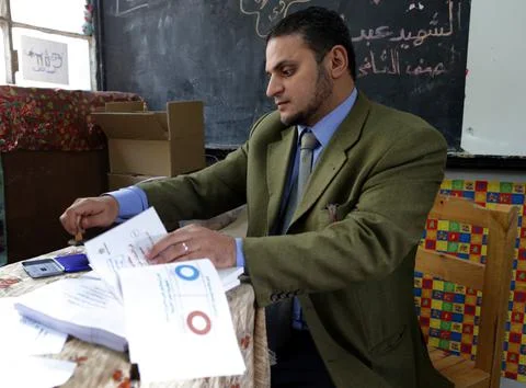 Egypt Referendum Constitution - Dec 2012 Stock Photos