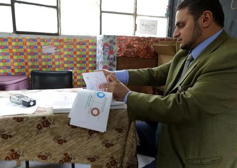 Egypt Referendum Constitution - Dec 2012 Stock Photos
