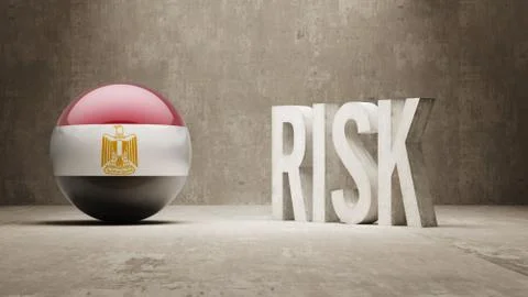 Egypt. Risk Concept. Stock Illustration