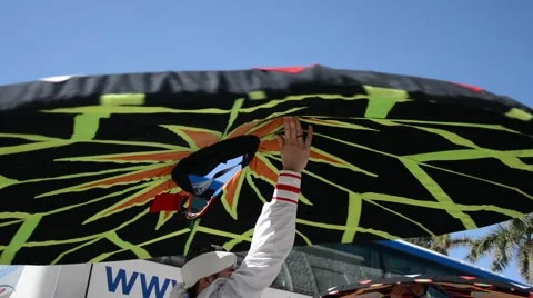 Egypt. Sharm El Sheikh. Dancing man. Stock Footage 48840153