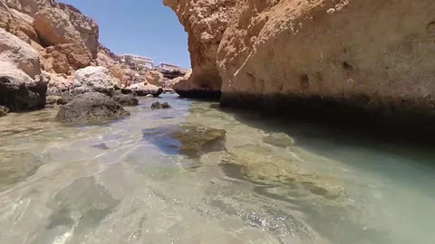 Egypt. Sharm El Sheikh. Shore. Rocks. Sea. Surf. 動画素材 149785053