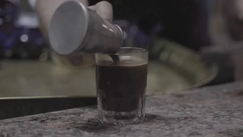 Egyptian coffee Vídeo Stock 247019089