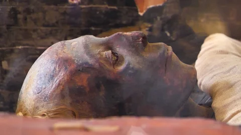 Egyptian mummy Stock Footage 123700243