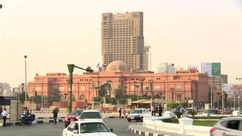 The Egyptian Museum in Cairo Stock Footage 246877805