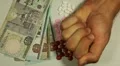 Egyptian Pound EGP, Counting Drugs and Money, Health Care, Colorful Pills HD Footage