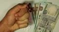 Egyptian Pound EGP, Counting Drugs and Money, Health Care, Colorful Pills HD Footage