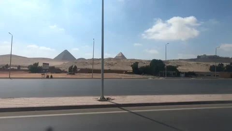 Egyptian Pyramids Video stock 163453902