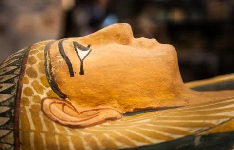 Egyptian sarcophagus Stock Photos