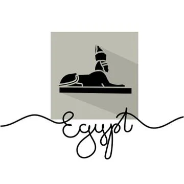 Egyptian Sphinx Stock Illustration