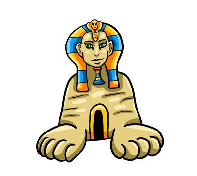 The Egyptian Sphinx Stock Illustration