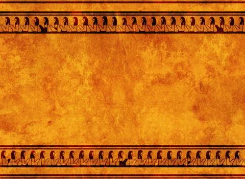 Egyptian traditional pattern Illustrazione stock