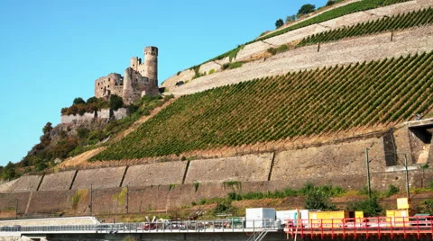 Ehrenfels Castle, Germany Stock Footage 67861938