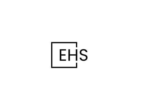EHS letter initial logo design vector illustration Stock Illustration