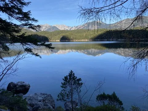 Eibsee, Germany Foto stock