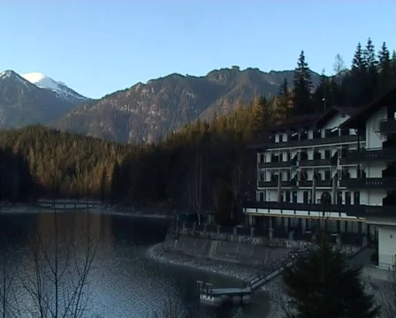 Eibsee panorama Vídeo Stock 66461