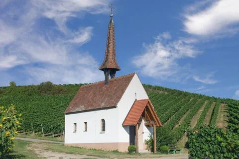 Eichert Kapelle,Jechtingen,Kaiserstuhl,Schwarzwald,Deutschland Eichert Kap... Stock Photos