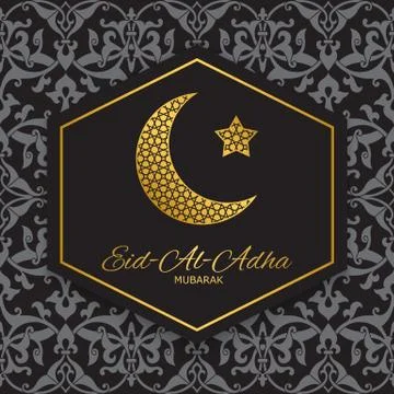 Eid-Al-Adha (also called the "Sacrifice Feast") background Stock Illustration