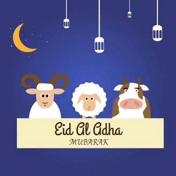 Eid Al Adha Stock Illustration