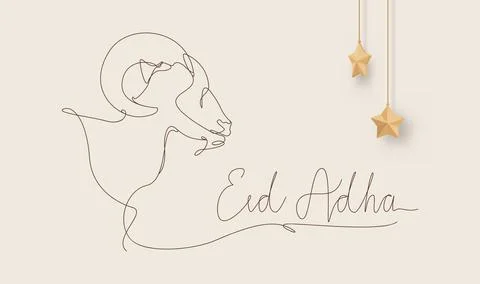 Eid Al Adha Stock Illustration