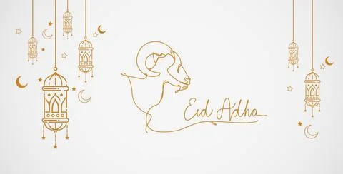 Eid Al Adha Stock Illustration