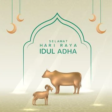 Eid Al Adha Stock Illustration