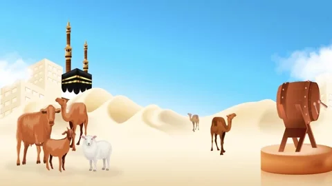 Eid Al Adha Mubarak Stock Footage 307838813