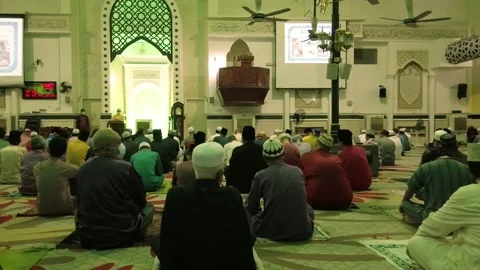 Eid Al Adha Prayer Stock Footage 136393013