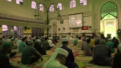 Eid Al Adha Prayer Stock Footage 136393032
