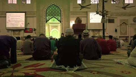 Eid Al Adha Prayer Stock Footage 136393045