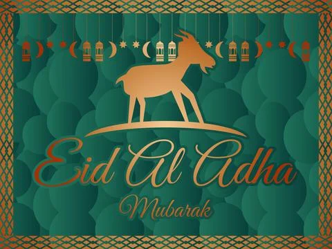 Eid Al Adha Vector Illustration Stock Illustration