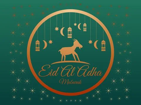Eid Al Adha Vector Illustration Stock Illustration