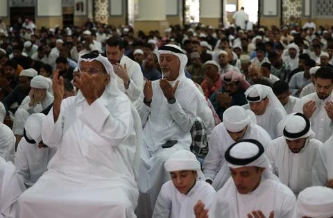 Eid Al-Fitr prayer observed in Dubai, United Arab Emirates - 20 Mar 2026 Stock Photos