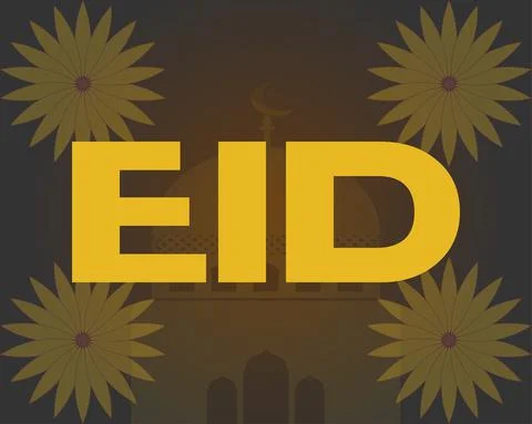 Eid day design background abstract vector Stock Illustration