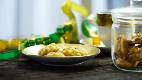 Eid Dish Stock Footage 236519438