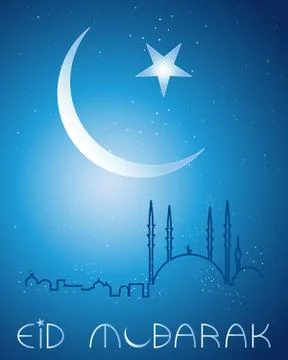 Eid festival Stock Illustration