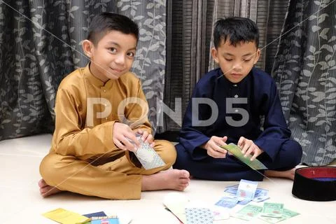 Eid Fitr celebration. Stock Photos