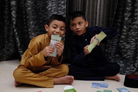 Eid Fitr celebration. Stock Photos