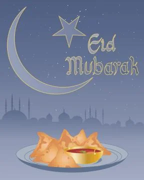 Eid food Stock Illustration